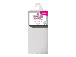 Lençol de Microfibra "Oscar" 140x190cm Branco Suavidade e Conforto Ultramacio - Certificado Oeko-Tex