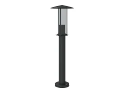 Luminária de chão externa 60 cm em aço inoxidável preto 02_0042510