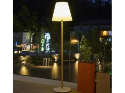 Luminária de mesa solar H25CM WOOD