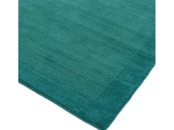 Moderne handgeweven tapijt van 100% wol - 160x230cm - blauwgroen - York