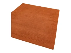 Moderne handgeweven tapijt van 100% wol - 120x170cm - oranje - York