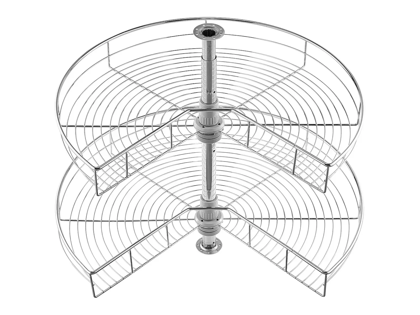 Organizador de Cantor SucceBuy em Forma de L, 71 cm, Transforme o Espaço de Arrumação da Cozinha