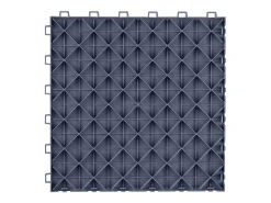 Pavimento de Garagem SucceBuy Embalagem de 50 Peças de Azulejos de Garagem Interligados 30,48 x 30,48 cm Cinzento