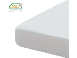 Protetor de colchão impermeável e respirável Altea 100% algodão branco 135 cm