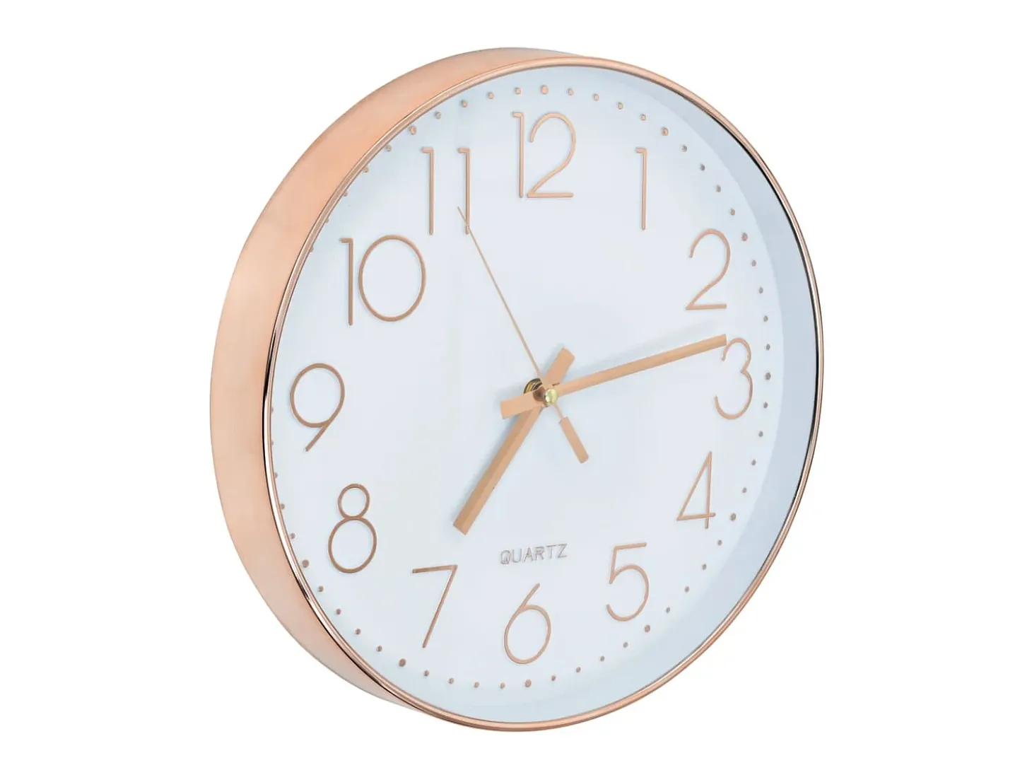 Relógio de parede 30 cm rosa dourado PT235032