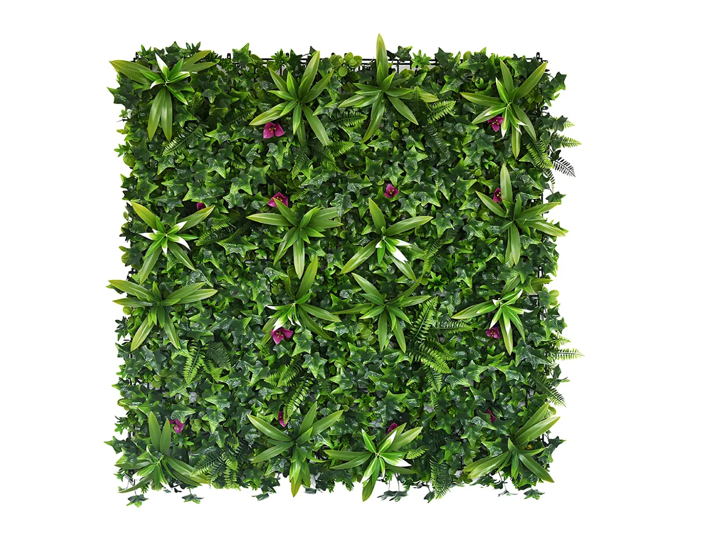Revestimento de parede vegetal sintético IKAZ - Pack de 1m² - Verde