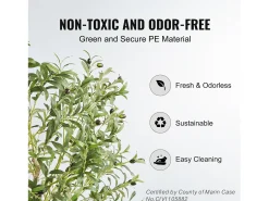 Árvore Artificial SucceBuy 179 cm, Planta Artificial PE, para Casa Escritório Centros Comerciais Interior Exterior