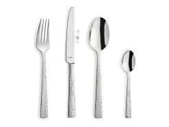 Talheres 24 peças Amefa Felicity Inox Martelado - Conjunto Elegante