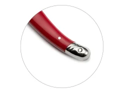 Talheres Laguiole Tradition 24 peças Vermelho - Cabo em polipropileno - Lâmina microdentada em aço temperado