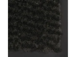 Tapete controlo pó retangular tufado 2 pcs 90x150cm preto PT302555