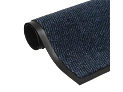 Tapete controlo pó retangular tufado 2 pcs 90x150cm azul PT646514
