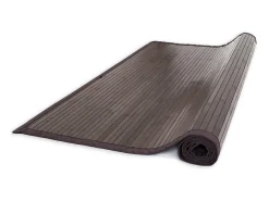 Tapete de Bambu 80x240 cm Castanho