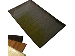 Tapete de Bambu 80x240 cm Castanho