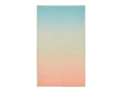 Tapete de banho estampado com pêlo macio 50x60 cm multicolorido pastel Ariella