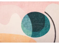Tapete de banho estampado com pêlo macio 60x100 cm multicolorido Ariella