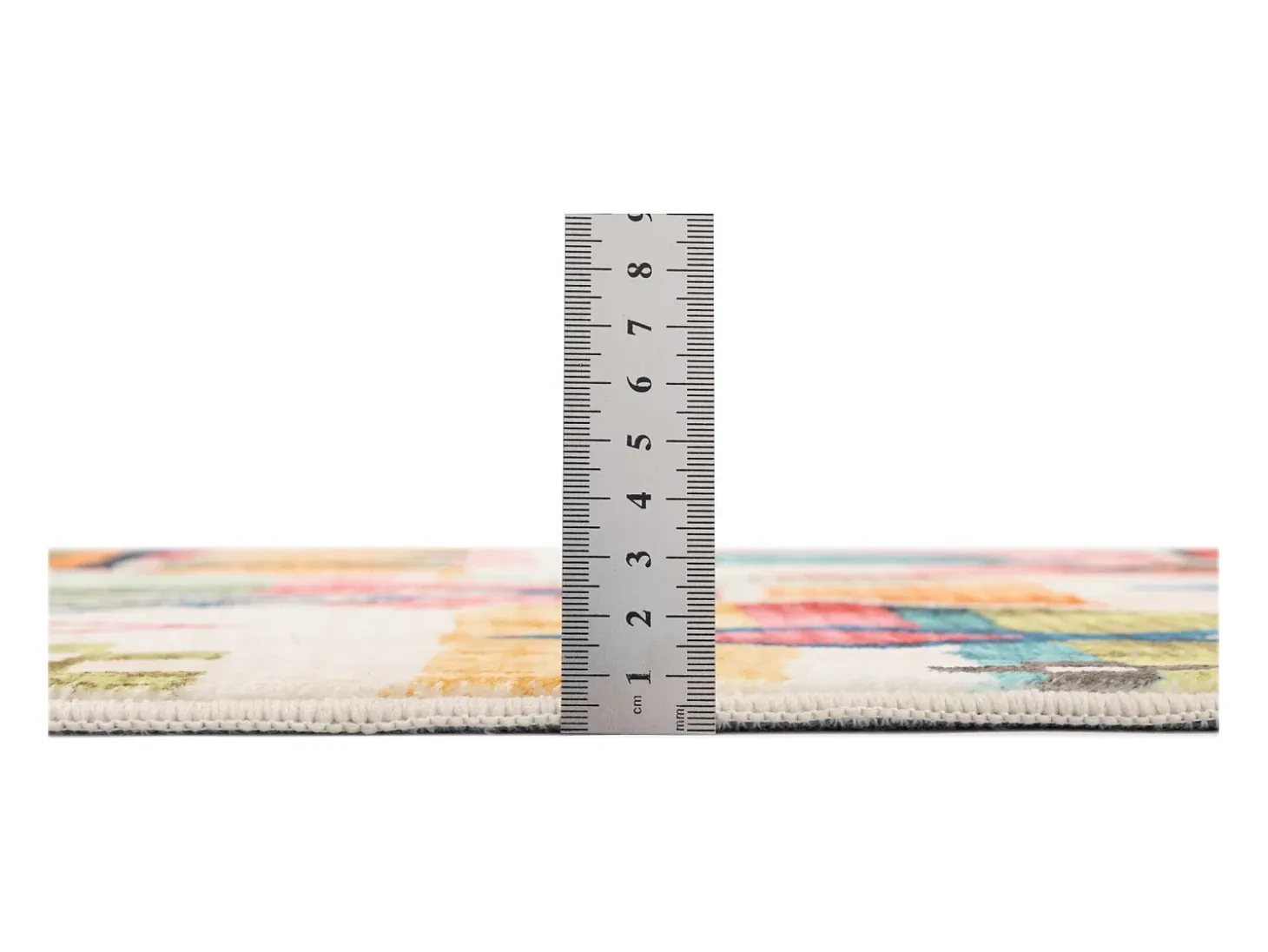 Tapete de banho estampado com pêlo macio 50x60 cm multicolorido Ariella