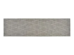 Tapete de cozinha lavável 45x150 cm veludo padrão losangos PT871287