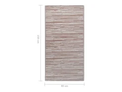 Tapete de Exterior ARAKIL 80x150 cm - Elegância para Seu Espaço ao Ar Livre