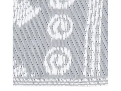 Tapete de Exterior ARAKIL 140x200 cm Cinzento - Ideal para Varandas e Pátios