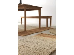 Tapete de juta e lã 120 cm diam.
