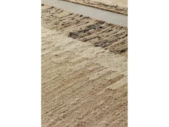 Tapete de lã de juta e algodão 120 cm diam.