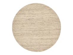 Tapete de lã UNI tecido à mão 150x150 cm bege natural Pure