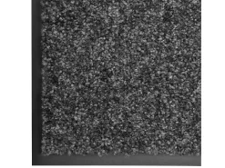 Tapete de porta lavável 90x120 cm antracite PT484310
