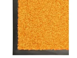 Tapete de porta lavável 90x120 cm laranja PT552281