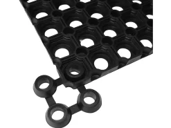 Tapete de porta retangular 40x60 cm borracha PT550890