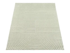Tapete design moderno boho - Verde - 140 x 200 cm - SANTO PLUS
