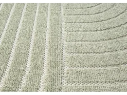 Tapete design moderno boho - Verde - 140 x 200 cm - SANTO PLUS