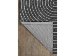 Tapete design moderno boho - Antracite - 140 x 200 cm - SANTO PLUS