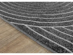 Tapete design moderno boho - Antracite - 200 x 280 cm - SANTO PLUS
