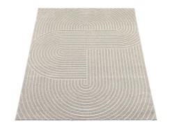 Tapete design moderno boho - Beige - 140 x 200 cm - SANTO PLUS