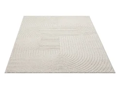 Tapete design moderno boho - Creme - 80 x 150 cm - SANTO PLUS