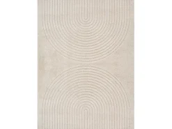 Tapete Elisa Design Geométrico, Bege, 160 x 220 cm