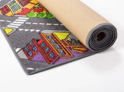 Tapete infantil AMBIHOME URBAN LIFE - antiderrapante, 95x133cm