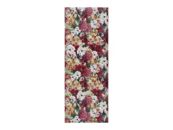 Tapete interior - Desenhos com flores - vermelho - 52 x 200 cm - RICCI