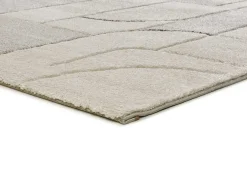 Tapete interior - geométrico - creme - 160 x 230 cm - LENA