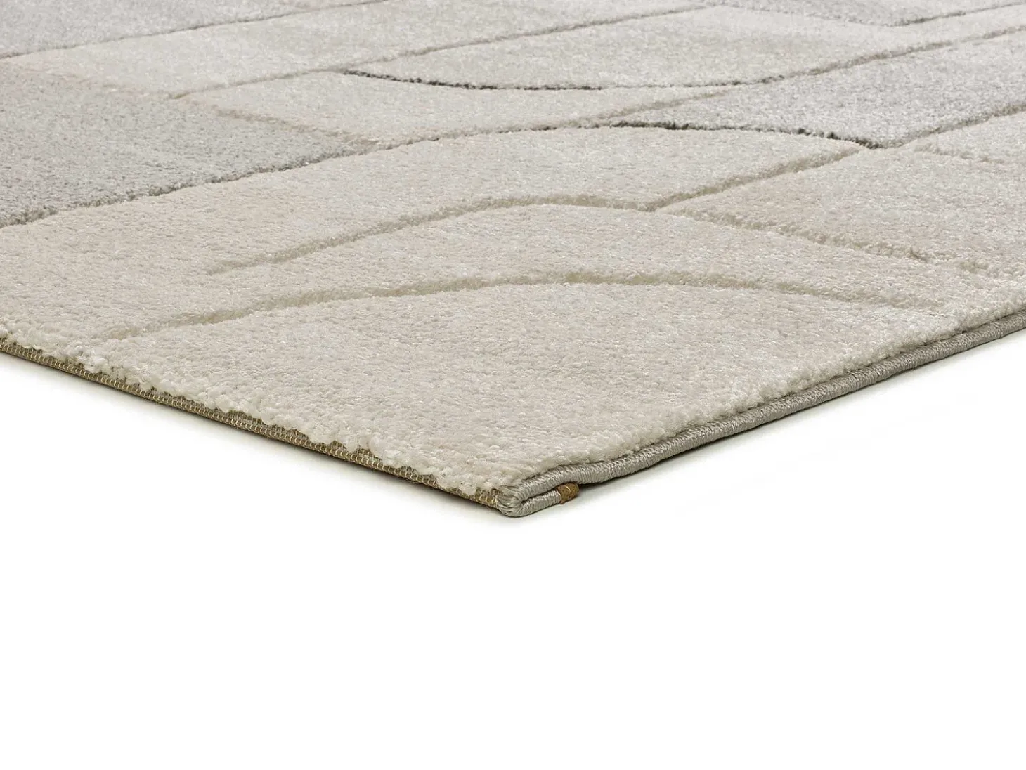 Tapete interior - geométrico - creme - 160 x 230 cm - LENA