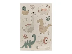Tapete interior - infantil dinossauros - multicolorido - 120 x 170 cm - CLOWN