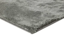 Tapete interior - shaggy liso - antracite - 60 x 110 cm - ROMA