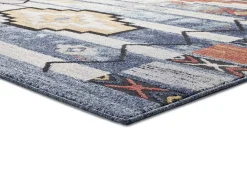 Tapete interior - étnico - multicolorido - 80 x 150 cm - MABEL