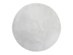 Tapete pelo curto macio e lavável HUARTE Ø 160 cm cinzento PT350604