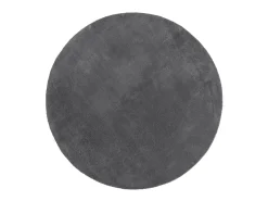 Tapete pelo curto macio e lavável HUARTE Ø 200 cm antracite PT253222