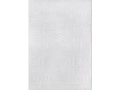 Tapete Rio sala estar antiderrapante arco, Branco, 80 x 300 cm