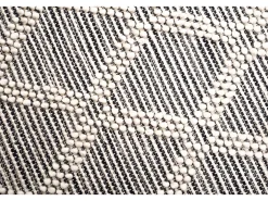 Tapete tecido à mão com design étnico 190x290 cm natural Colored Macrame