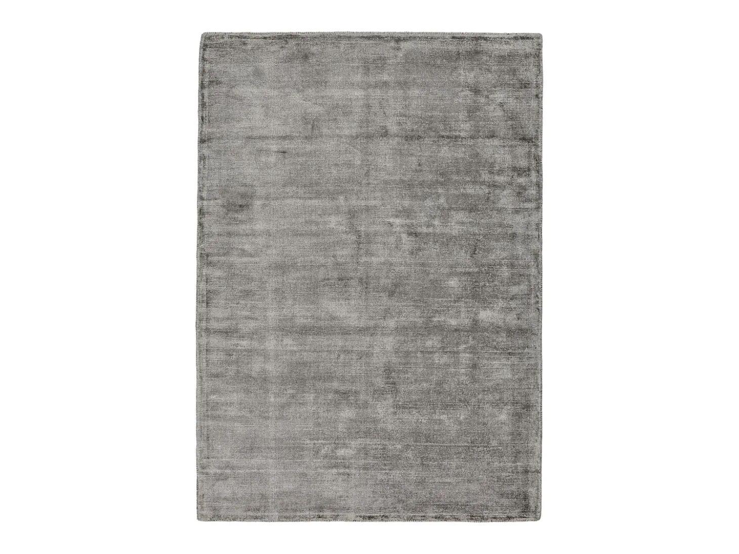 Tapete tecido à mão em viscose 120x180 cm cinzento Star