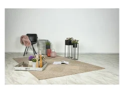 Tapete 150x80cm, design C403A na cor natural - Conforto e elegância para o seu interior.