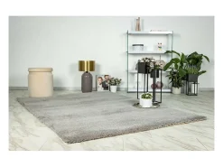 Tapete 170x120cm, design D005M na cor prata - Conforto e elegância para o seu interior.